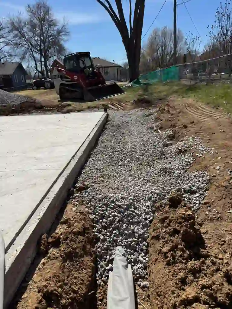 French drain installation Kansas City MO